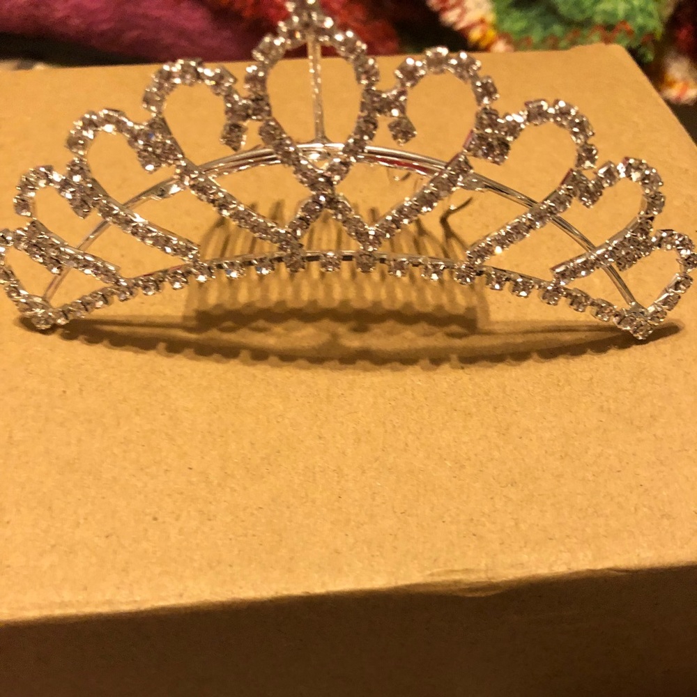 Small Comb Rhinestone Tiara